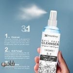 کلینزر کاشت ناخن مونیمار مدل Blue Berry حجم 250 میلی لیتر - تصویر 3